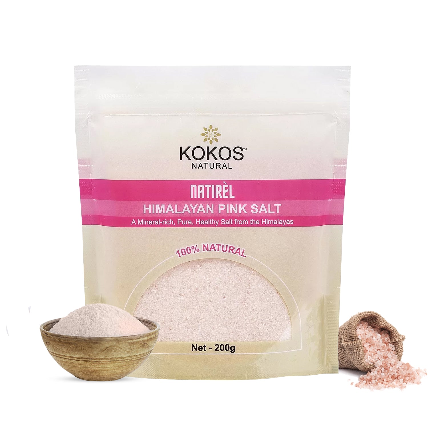 Natirèl Himalayan Pink Salt 1kg