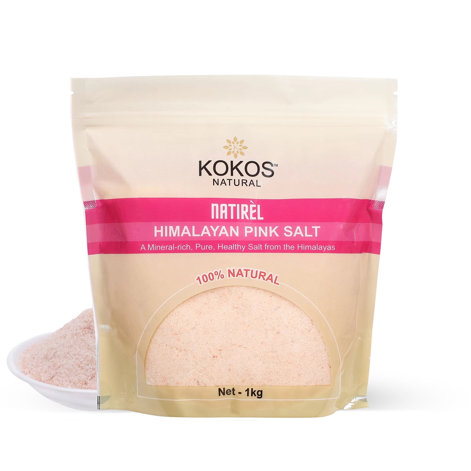 Natirèl Himalayan Pink Salt 1kg